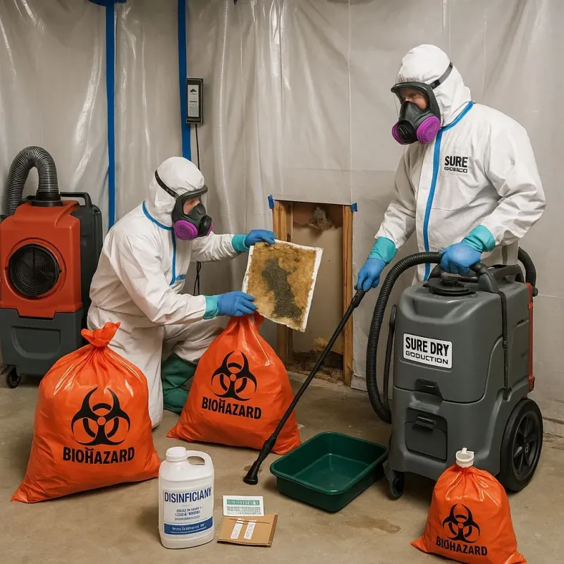 Contaminated Water Handling Protocols process in Cavalier, ND
