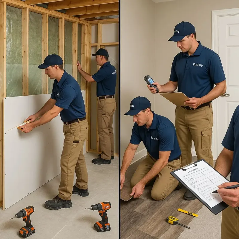 Repairs and Reconstruction process in Cavalier, ND
